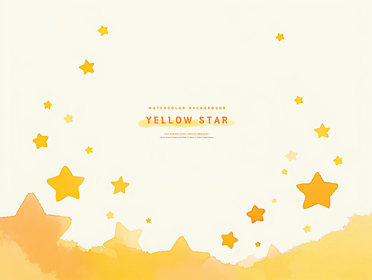 PSD 디자인 행복 별 예술 백그라운드 일러스트 수채화 물감 기쁨 그림 감성 상상력 색감 창의성 창작 국내일러스트 자연요소 감정 컨셉 미술도구 파일형식