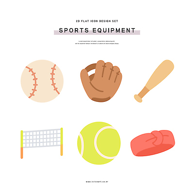 아이콘 디자인 스포츠 공 실내 야외 그래픽 운동 장비 야구 테니스 야구방망이 배구 체육 연습 2D아이콘 AI파일 건강 내부 구기 야구용품 파일형식 벡터