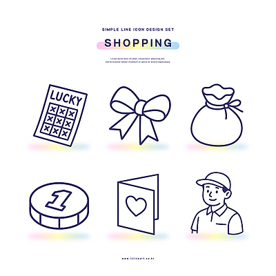 아이콘 기호 디자인 남자 리본 일러스트 봉투 그래픽 쇼핑 동전 행운 심볼 복권 2D아이콘 AI파일 카드프레임 문자 컨셉 돈 프레임 사람 파일형식 벡터