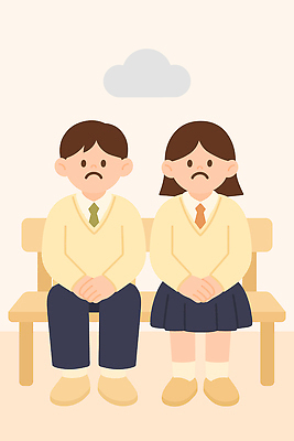 공원 감정 벤치 일러스트 학교 관계 실내 표정 대화 앉기 소녀 소년 스웨터 괴로움 향기 일과 나란히 우울감 국내일러스트 AI파일 공공시설 여자 교육 남자 어린이 상의 의자 모션 말하기 내부 냄새 파일형식 벡터