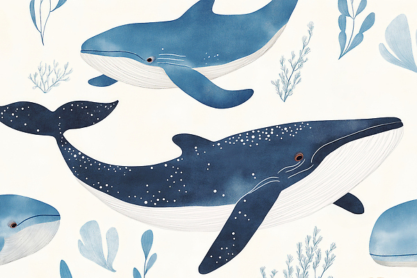 JPG 식물 예술 바다 컬러 패턴 일러스트 자연 수채화 생물 수중 수영 수중동물 고요 자유 스케치 고래 그림 조화 뷰티풀 국내일러스트 AI일러스트 AI콘텐츠 동물 컨셉 무늬 포유류 미술 수상스포츠 생태계 파일형식