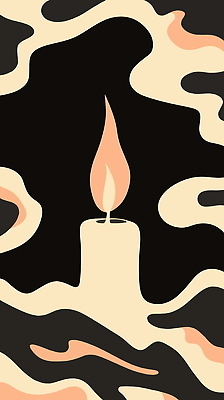 모양 디자인 예술 컬러 백그라운드 곡선 일러스트 촛불 추상 불꽃 빛 어둠 분위기 편안함 신비 심플 조화 차분 국내일러스트 AI파일 선 컨셉 무늬 초 불 감각 파일형식 벡터