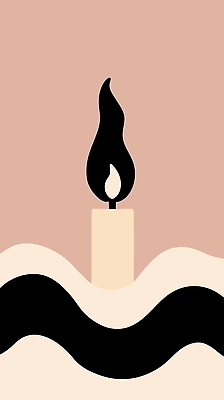 디자인 예술 분홍색 백그라운드 일러스트 촛불 불꽃 조명 따뜻함 파란색 인테리어 평화 분위기 오브젝트 심플 조용 화합 감성 수공예 국내일러스트 AI파일 컬러 컨셉 초 불 공예 파일형식 벡터