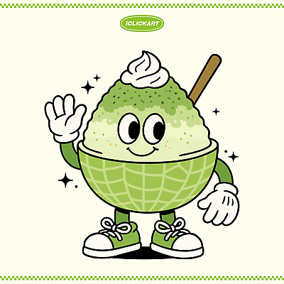 캐릭터 디자인 음식 컬러 과일 일러스트 아이스크림 디저트 아이디어 동물원 웃음 초록색 귀여움 인사 멜론 크림 즐거움 그림 애니메이션 일러캐릭터 AI파일 감정 컨셉 표정 예절 파일형식 벡터