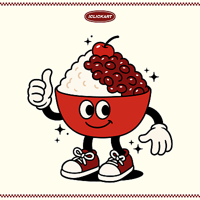 캐릭터 그릇 행복 일러스트 손가락 아이스크림 디저트 미소 장식 빨간색 귀여움 엄지손가락 흰색 표현 체리 만화 즐거움 애니메이션 창의성 일러캐릭터 AI파일 식기 손 감정 음식 컬러 컨셉 과일 표정 파일형식 벡터