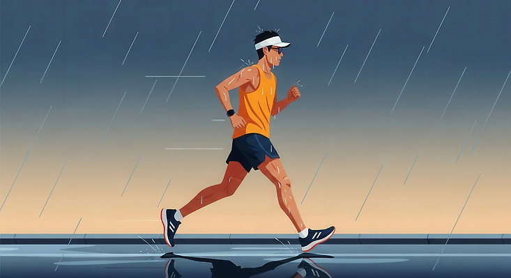 JPG 남자 운동화 일러스트 모션 날씨 거리 건강 풍경 운동복 달리기 운동 주황색 힘 습기 도시 빗자루 우비 퍼포먼스 흐림 지속성 국내일러스트 AI일러스트 AI콘텐츠 옷 컬러 신발 사람 청소도구 파일형식