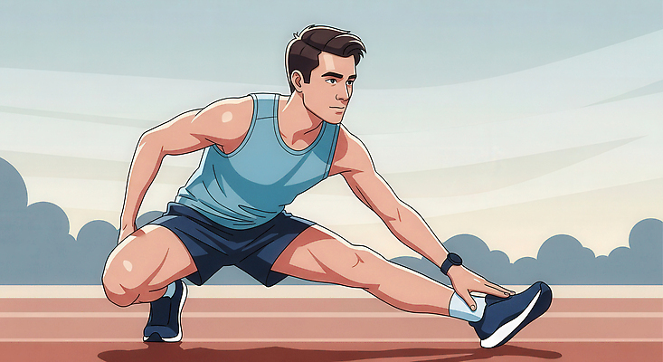 JPG 구름 남자 스포츠 일러스트 모션 운동선수 건강 운동복 운동 헬스 스트레칭 힘 운동장 저녁 연습 런닝화 국내일러스트 AI일러스트 AI콘텐츠 자연요소 옷 운동화 스포츠시설 사람 공간 야간 파일형식