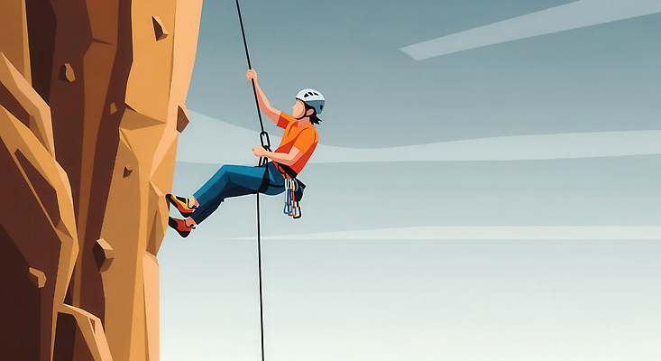 JPG 남자 스포츠 일러스트 모션 자연 기술 아웃도어 취미 여름 운동 절벽 자유 도전 높이 암벽등반 단체활동 등반장비 클라이밍 경관 국내일러스트 AI일러스트 AI콘텐츠 계절 컨셉 건강 사람 풍경 등산 등반 그룹 생태계 등산용품 파일형식