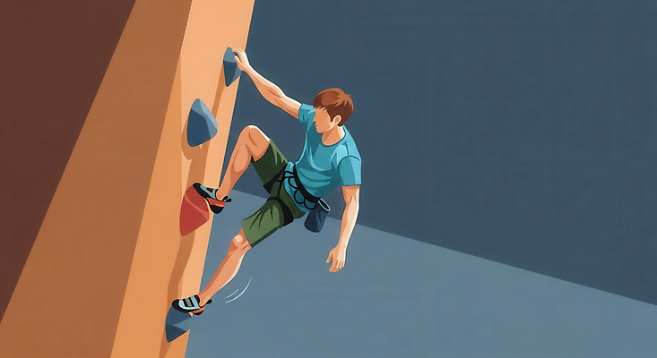 JPG 남자 스포츠 운동화 일러스트 모션 레저 취미 여름 운동복 힘 에너지 도전 집중 암벽등반 스트레스해소 국내일러스트 AI일러스트 AI콘텐츠 옷 계절 신발 컨셉 사람 등산 파일형식