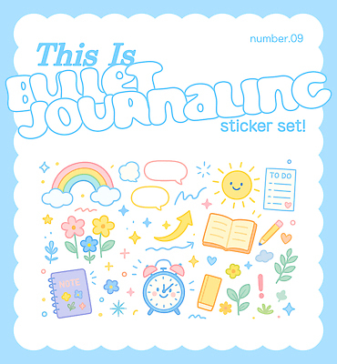 디자인 꽃 컬러 무지개 스티커 패턴 일러스트 문구용품 취미 태양 다이어리 기록 메모지 일기 계획 그림 꾸미기 창의력 국내일러스트 AI파일 자연요소 식물 컨셉 무늬 사무용품 오브젝트 파일형식 벡터