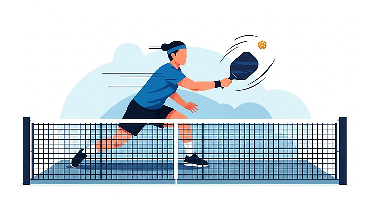 JPG 남자 스포츠 포즈 일러스트 공 경기 취미 야외 일상 운동 경쟁 코트 테니스 스윙 결합 체육 즐거움 액션 패들 국내일러스트 피클볼 AI일러스트 AI콘텐츠 감정 컨셉 건강 사람 라이프 구기 외투 노_배의노 파일형식