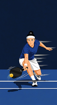 JPG 스포츠 포즈 일러스트 공 협력 운동선수 서브 기술 경기 운동 경쟁 코트 라켓 스윙 집중 연습 속도 스코어 국내일러스트 피클볼 AI일러스트 AI콘텐츠 스포츠용품 컨셉 건강 구기 외투 파일형식