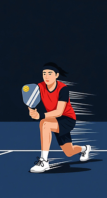 JPG 스포츠 일러스트 공 모션 탁자 열쇠 운동선수 경기 빨간색 운동 경쟁 에너지 집중 체육 공인 순간 액션 패들 국내일러스트 피클볼 AI일러스트 AI콘텐츠 컬러 가구 컨셉 건강 구기 노_배의노 파일형식