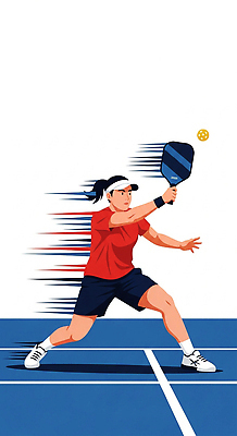 JPG 스포츠 셔츠 일러스트 반바지 공 모션 경기 여름 운동복 운동 경쟁 라켓 네트 연습 체육관 열정 스매싱 국내일러스트 피클볼 AI일러스트 AI콘텐츠 옷 계절 감정 스포츠용품 컨셉 상의 바지 건강 구기 파일형식