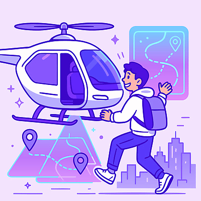 교통수단 여행 백그라운드 지도 일러스트 공중 걷기 탐험 도전 도시 헬리콥터 모던 기획 탐색 발견 경로 발걸음 흥미 국내일러스트 AI파일 교통 컨셉 모션 비행기 파일형식 벡터