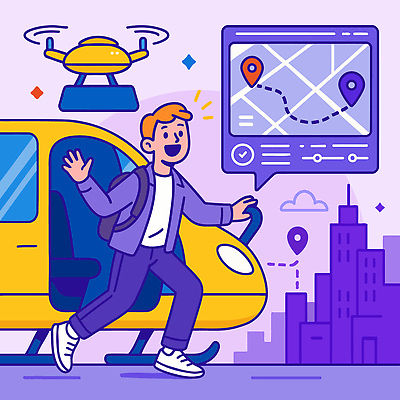 남자 여행 백그라운드 이동 지도 일러스트 기술 도시풍경 도전 비행 도시 점 헬리콥터 탐색 스카이라인 경로 드론 국내일러스트 AI파일 컨셉 비행기 사람 풍경 파일형식 벡터