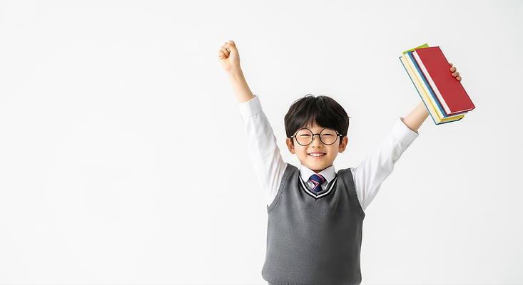 JPG 편집이미지 학생 교육 포즈 교실 모션 성공 웃음 소년 책 친구 학습 기쁨 열정 자아 흥미 의료성형뷰티 편집실사 AI인물포토 AI콘텐츠 남자 감정 어린이 컨셉 학교 관계 표정 CG 파일형식 AI포토