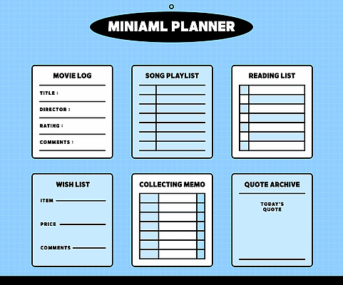 디자인 일러스트 일상 계획 정리 플래너 피드백 국내일러스트 AI파일 컨셉 라이프 파일형식 벡터