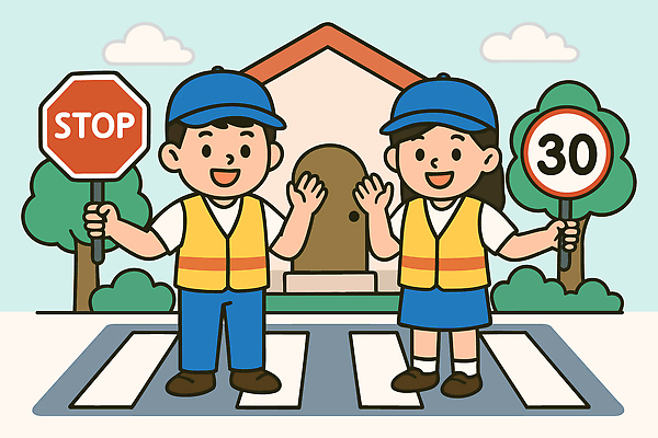 교육 도로 어린이 캠페인 일러스트 모션 협력 안내 봉사 횡단보도 신호 교통안전 중학교 시민 소통 안전요원 안전표지 주민 워크숍 지역사회 국내일러스트 AI파일 표지 길 컨셉 비즈니스 학교 교통시설 안전 사람 도움 보행로 국민 파일형식 벡터