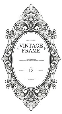 PSD 편집이미지 디자인 예술 프레임 그래픽 장식 달력 빈티지 날짜 4월 이미지편집 컨셉 파일형식