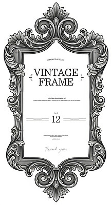 PSD 편집이미지 손글씨 디자인 액자 프레임 장식 인테리어 빈티지 날짜 그림 감사 고풍 스타일 이미지편집 감정 컨셉 파일형식