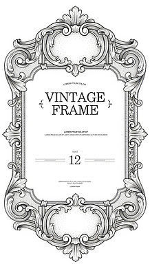 PSD 편집이미지 전통 디자인 예술 선 패턴 프레임 흑백 장식 빈티지 이미지편집 컨셉 무늬 촬영기법 파일형식