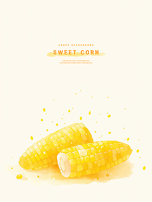 PSD 식물 전통 음식 컬러 농업 일러스트 자연 날씨 건강 옥수수 요리 농작물 농장 노란색 농사 수확 신선 달콤 질감 비타민 수확철 국내일러스트 산업 곡류 맛 생태계 영양소 파일형식