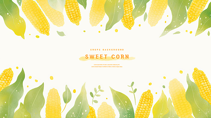 PSD 식물 잎 밭 농업 일러스트 자연 생명 건강 옥수수 여름 농작물 햇빛 농장 평화 환경 금색 수확 성장 신선 농부 국내일러스트 직업 계절 산업 컬러 컨셉 곡류 태양 생태계 파일형식