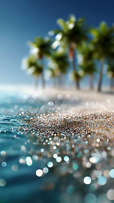 JPG 편집이미지 모래 바다 여행 자연 휴식 풍경 해변 여름 반짝임 야자수 햇빛 수영 시원함 뷰티풀 편집실사 AI포토 AI콘텐츠 나무 계절 컨셉 모션 태양 수상스포츠 CG 생태계 파일형식