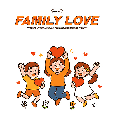 꽃 행복 어린이 일러스트 가족 모션 자연 놀이 아침 사랑 웃음 햇빛 기쁨 도전 하트 표현 즐거움 오브젝트 놀기 국내일러스트 AI파일 주간 모양 식물 감정 관계 표정 사람 태양 생태계 파일형식 벡터