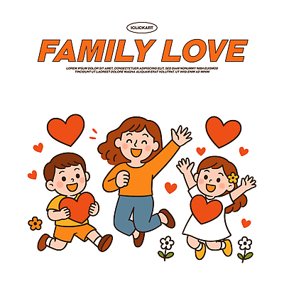 기념일 꽃 행복 어린이 일러스트 가족 놀이 사랑 웃음 여름 달리기 기쁨 하트 표현 소중 즐거움 순간 국내일러스트 AI파일 모양 식물 계절 감정 컨셉 관계 모션 표정 사람 이벤트 파일형식 벡터