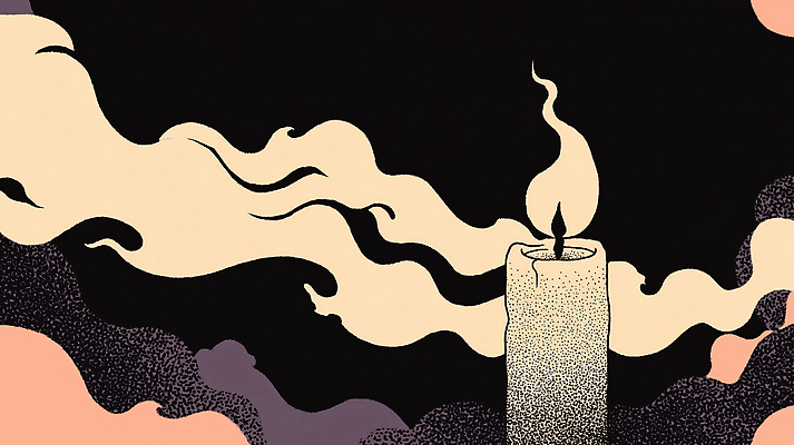 JPG 감정 예술 컬러 일러스트 촛불 불꽃 조명 따뜻함 빛 어둠 표현 분위기 연기 편안함 명상 그림 파스텔 창의력 예감 국내일러스트 AI일러스트 AI콘텐츠 컨셉 초 불 학용품 감각 제사 파일형식