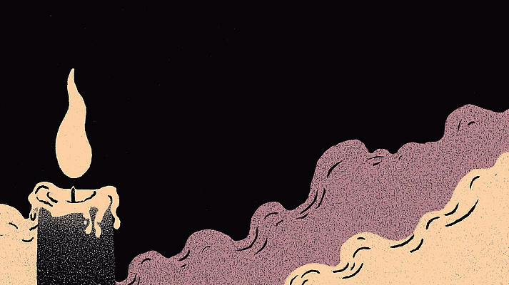 JPG 예술 컬러 일러스트 촛불 불꽃 조명 실내 평화 마음 분위기 연기 야간 편안함 신비 명상 감성 차분 국내일러스트 AI일러스트 AI콘텐츠 자연요소 컨셉 초 불 내부 감각 파일형식