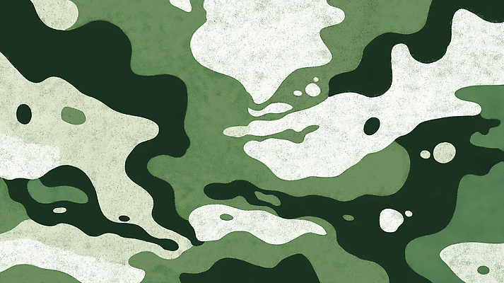 JPG 디자인 패션 예술 컬러 백그라운드 패턴 일러스트 자연 추상 장식 초록색 흰색 모던 질감 군용 스타일 효과 국내일러스트 AI일러스트 AI콘텐츠 무늬 군대 생태계 파일형식