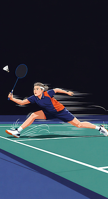 JPG 여자 스포츠 일러스트 운동선수 기술 경기 운동복 운동 경쟁 에너지 코트 스윙 셔틀콕 집중 연습 속도 열정 배드민턴 피크 스타일 국내일러스트 AI일러스트 AI콘텐츠 옷 감정 스포츠용품 포즈 컨셉 건강 사람 구기 외투 파일형식