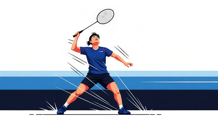 JPG 남자 스포츠 포즈 운동화 일러스트 모션 운동선수 경기 청춘 운동 에너지 코트 라켓 집중 연습 배드민턴 퍼포먼스 저지 스매싱 국내일러스트 AI일러스트 AI콘텐츠 스포츠용품 신발 컨셉 건강 사람 구기 외투 파일형식