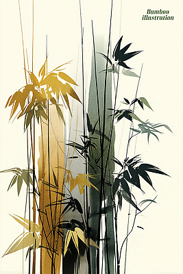 PSD 식물 디자인 예술 컬러 백그라운드 일러스트 자연 화려 대나무 그림 감성 뷰티풀 창의성 특징 국내일러스트 나무 컨셉 생태계 파일형식