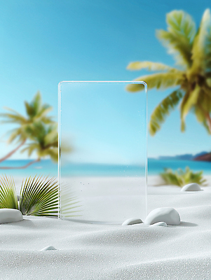 JPG 나무 편집이미지 바다 자연 휴가 열대 풍경 해변 여름 스마트폰 모래사장 햇빛 커버 투명 크리스탈 뷰티풀 편집실사 AI포토 AI콘텐츠 식물 계절 핸드폰 스마트기기 태양 광석 CG 생태계 파일형식