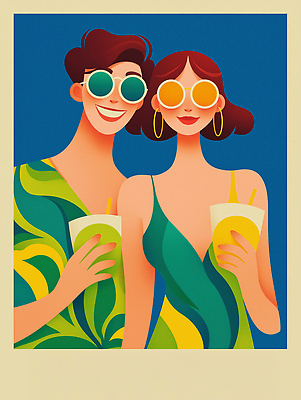 JPG 음료 음악 모래 컬러 일러스트 날씨 휴가 휴식 웃음 사람 해변 캐주얼 여름 태양 유머 동료 즐거움 상큼 스타일 국내일러스트 AI일러스트 AI콘텐츠 자연요소 옷 계절 감정 바다 컨셉 관계 문화예술 표정 파일형식