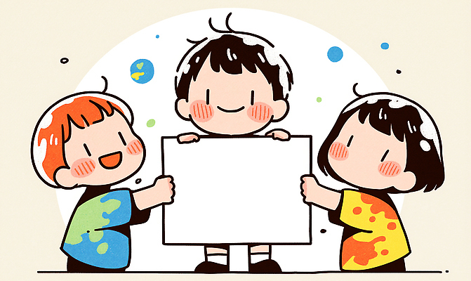 JPG 행복 어린이 컬러 일러스트 모션 놀이 협력 표정 미소 웃음 친구 아기 그룹 즐거움 그림 창의성 국내일러스트 AI일러스트 AI콘텐츠 감정 관계 사람 파일형식