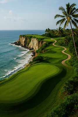 JPG 편집이미지 바다 여행 골프 공 자연 풍경 초록색 햇빛 절벽 파인애플 클럽 샷 코스 탐방 편집실사 AI포토 AI콘텐츠 컬러 과일 자세 태양 구기 CG 열대과일 생태계 파일형식