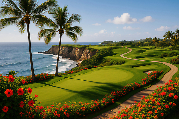 JPG 편집이미지 파도 골프 골프장 자연 아침 바람 열대 운동선수 풍경 해변 햇빛 절벽 산책로 들꽃 아열대 편집실사 AI포토 AI콘텐츠 주간 자연요소 꽃 길 스포츠 바다 스포츠시설 날씨 태양 구기 CG 생태계 파일형식