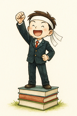 JPG 교육 상징 일러스트 청소년 성공 미래 웃음 정장 책 친구 희망 주먹 꿈 도전 성장 자신감 선택 목표 긍정 열정 국내일러스트 AI일러스트 AI콘텐츠 옷 감정 컨셉 관계 모션 표정 사람 파일형식