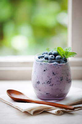 JPG 편집이미지 과일 탁자 디저트 잔 여름 숟가락 신선 아침식사 민트 블루베리 냉음료 스무디 홈카페 편집실사 AI포토 AI콘텐츠 식기 계절 음료 음식 가구 수저 식사 카페 허브 CG 파일형식