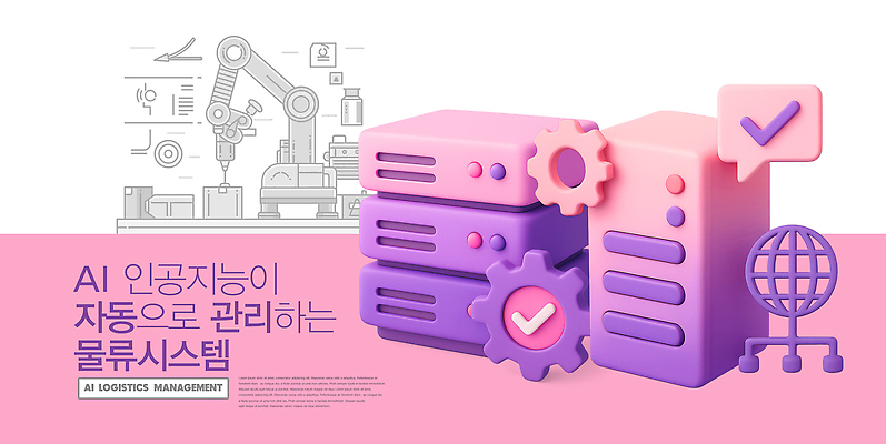 PSD 편집이미지 산업 공장 기술 관리 자료 로봇 시스템 물류 혁명 자동 자동화 AI_인공지능 이미지편집 컨셉 공업 파일형식