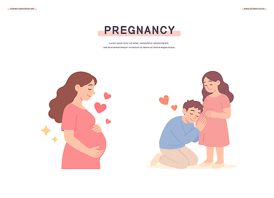 행복 감정 포즈 일러스트 가족 관계 남편 따뜻함 사랑 희망 임산부 임신 기쁨 축하 표현 아내 축복 소통 순간 선박 국내일러스트 AI파일 컨셉 수상교통 파일형식 벡터