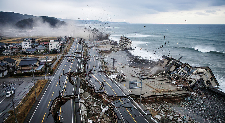 JPG 편집이미지 건축물 도로 파도 바다 생각 해변 건물 환경 피해 손상 구출 자연재해 지역 지진 편집실사 AI포토 AI콘텐츠 건축 길 컨셉 교통시설 도움 CG 재해 파일형식