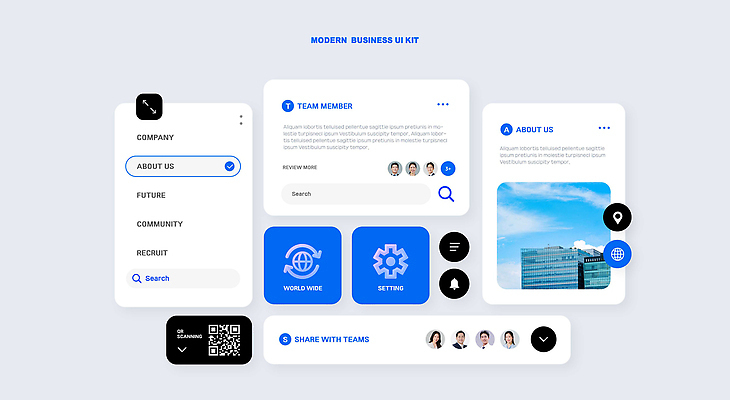 PSD 템플릿 디자인 회사 비즈니스 협력 관리 글로벌 정보 모던 검색 커뮤니티 설정 UI 기능 인터페이스 사용자 이미지템플릿 파일형식