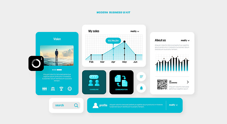 PSD 템플릿 디자인 컬러 비즈니스 통계 기술 자료 정보 분석 모던 UI 구성 이해 사용자 이미지템플릿 컨셉 파일형식