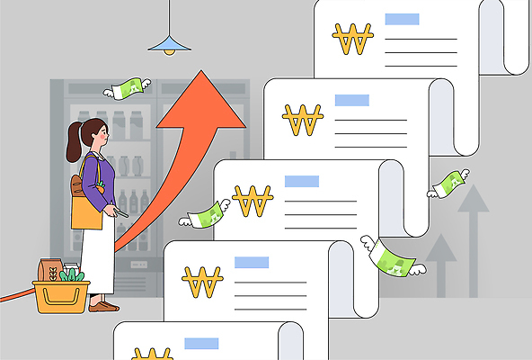 여자 돈 일러스트 통계 그래프 아이디어 금융 경제 상점 성장 소비 목표 계획 재테크 분석 투자 상승 기획 전략 수익 지표 국내일러스트 AI파일 컨셉 비즈니스 사람 재산 파일형식 벡터